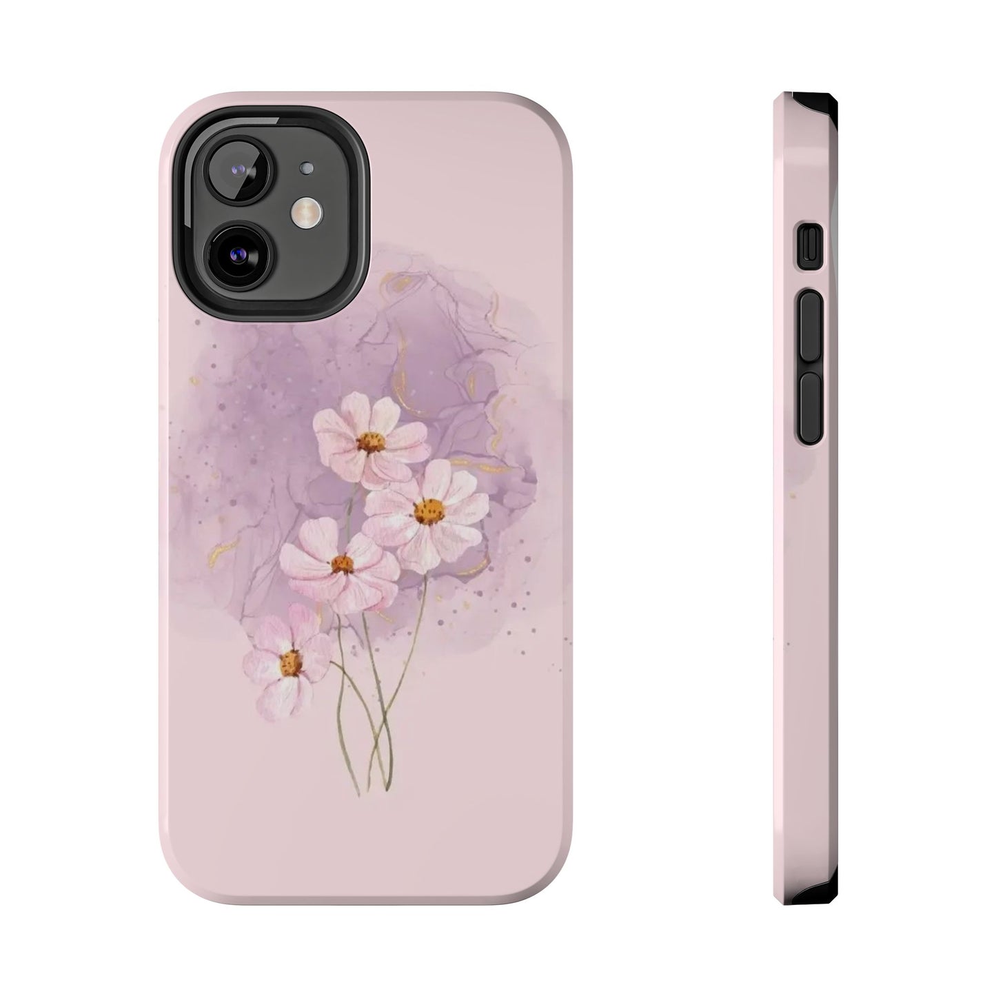 Floral Tough Phone Cases, Protective Phone Cover, Flower Design Case, Stylish Gift for Her, Mother’s Day, Birthday Present