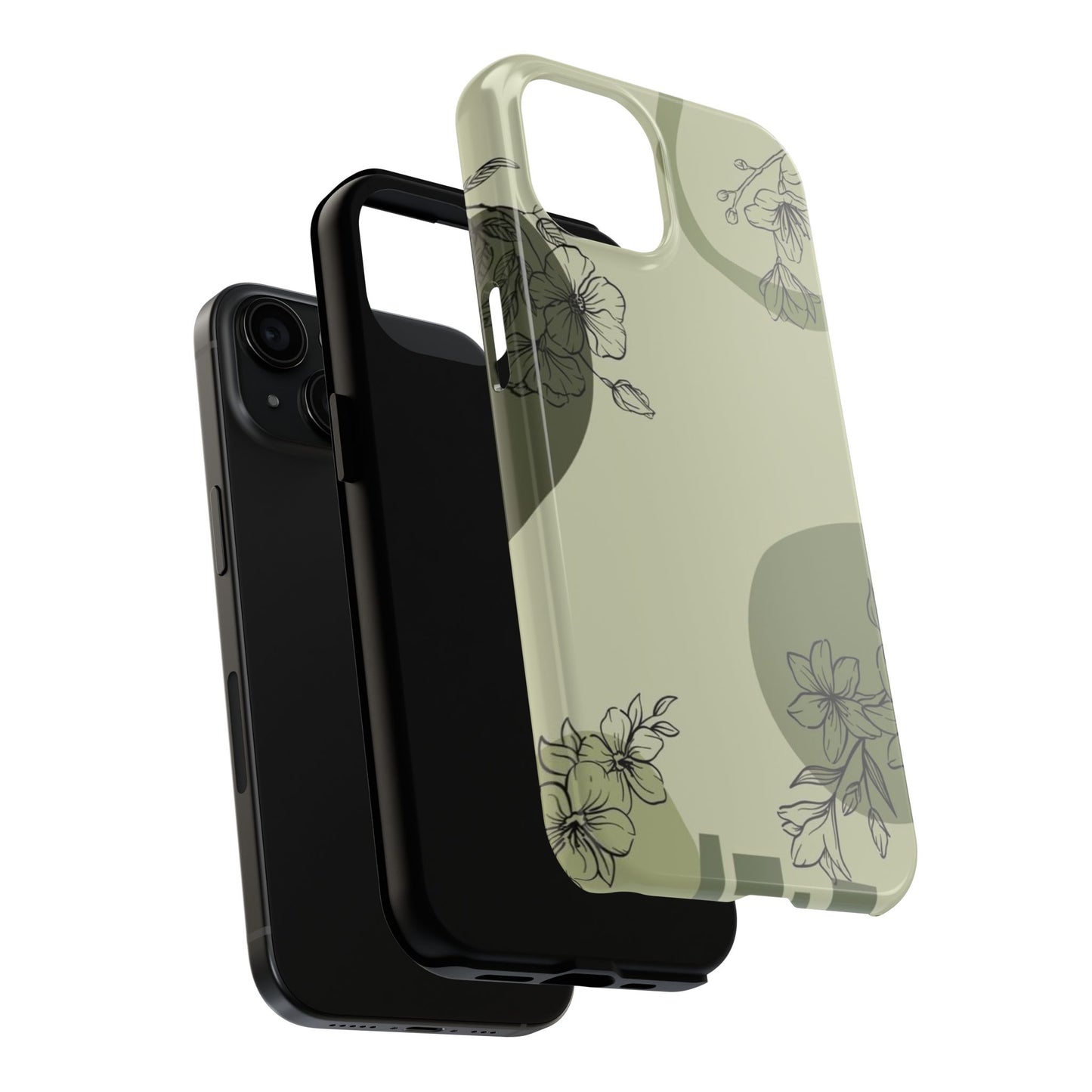 Floral Tough Phone Cases | Stylish Phone Protection | Gift for Her | Eco-friendly Accessories | Trendy Phone Cover