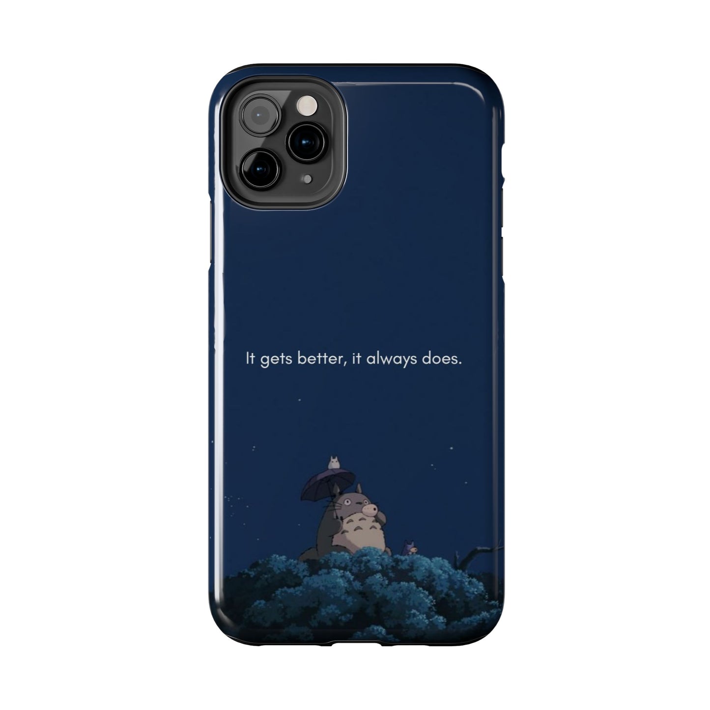 Motivational Tough Phone Cases, Anime-inspired Phone Case, Unique Gift for Friends, Phone Accessory, Encouraging Quote
