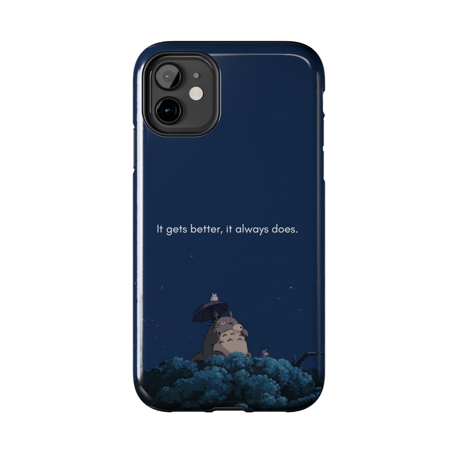 Motivational Tough Phone Cases, Anime-inspired Phone Case, Unique Gift for Friends, Phone Accessory, Encouraging Quote