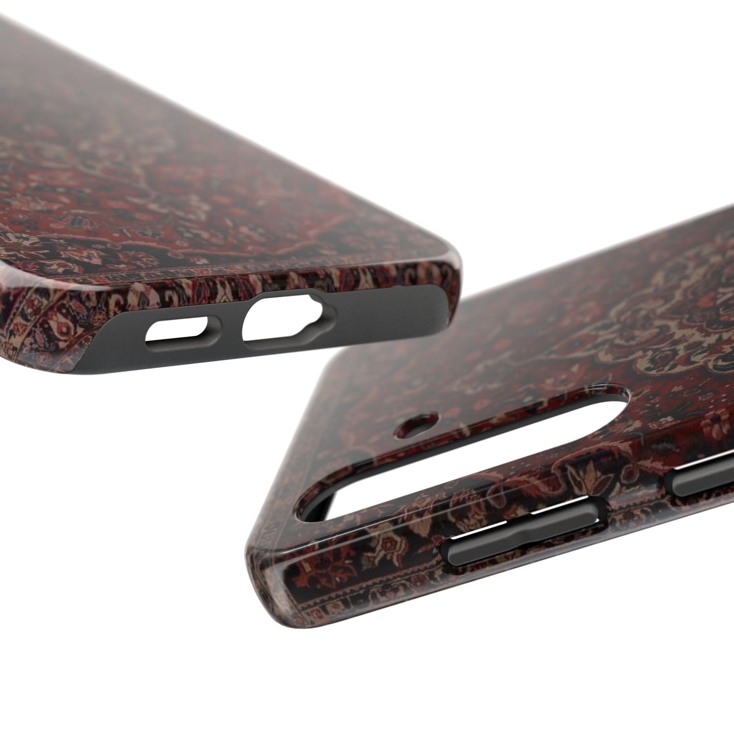 Bohemian Rug Pattern Tough Phone Case, Boho Chic Accessory, Stylish Phone Protection, Unique Gift Idea, Trendy Tech Gear