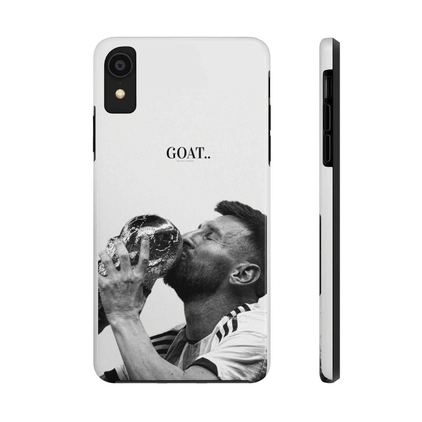 Soccer GOAT Phone Case, Tough Phone Case, Sports Accessory, Gift for Soccer Fans, Mens Birthday Gift, Unique Phone Cover