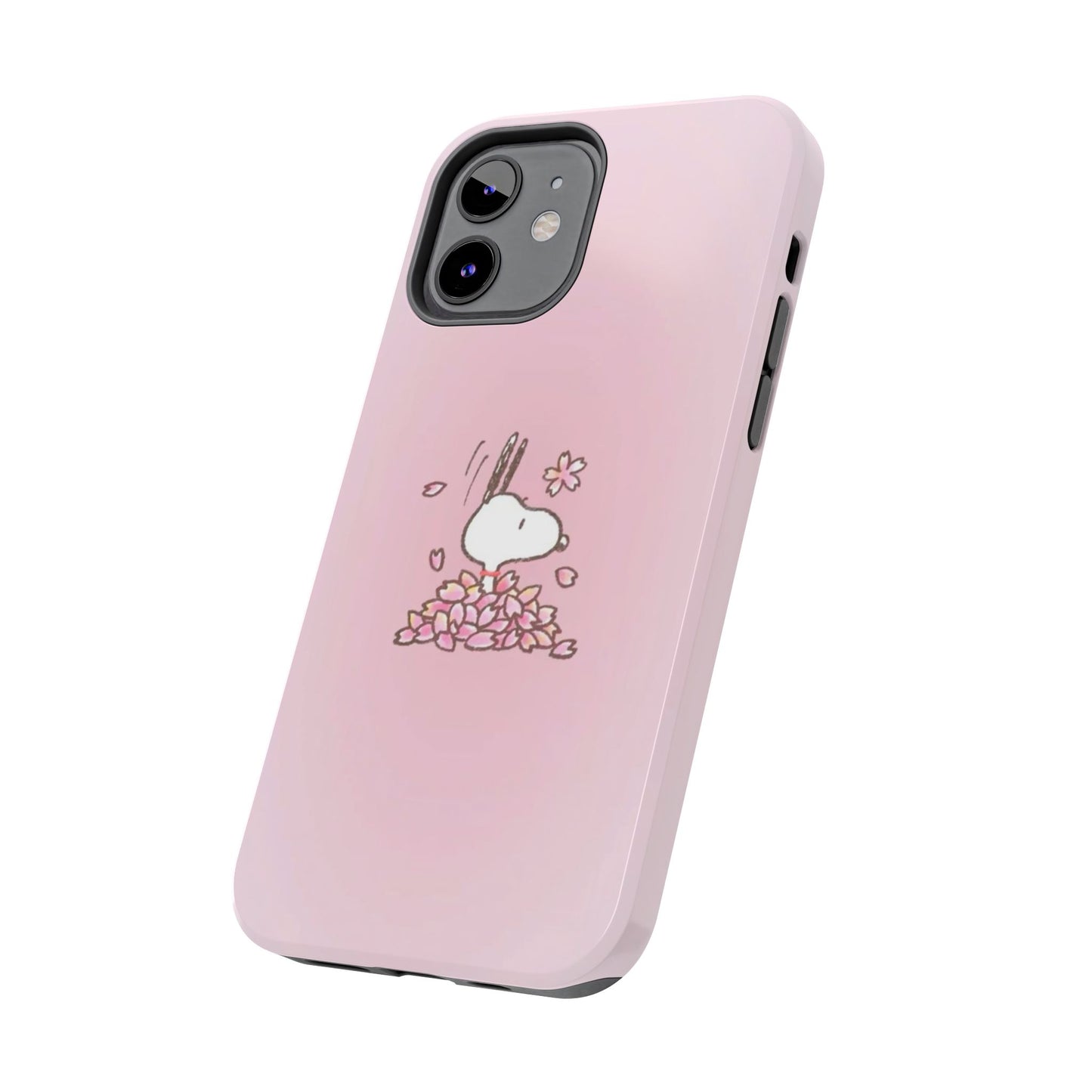 Cute Bunny Floral Tough Phone Cases, Spring Accessories, Gift for Her, Durable Cell Case, Pet Lovers, Unique Spring Decor