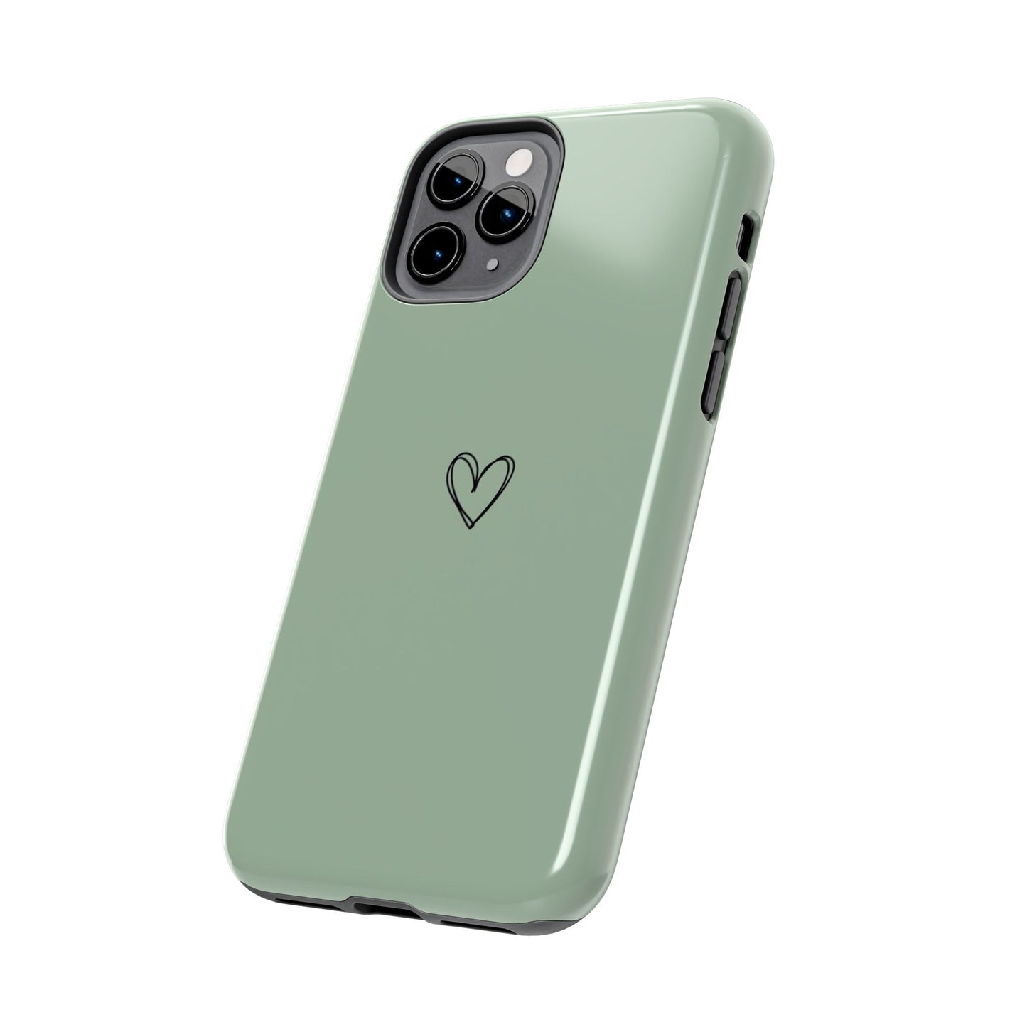Stylish Tough Phone Cases with Heart Design, Cute Mobile Covers, Unique Gifts for Him/Her, Durable Accessories, Birthday/Friends/Valentine's