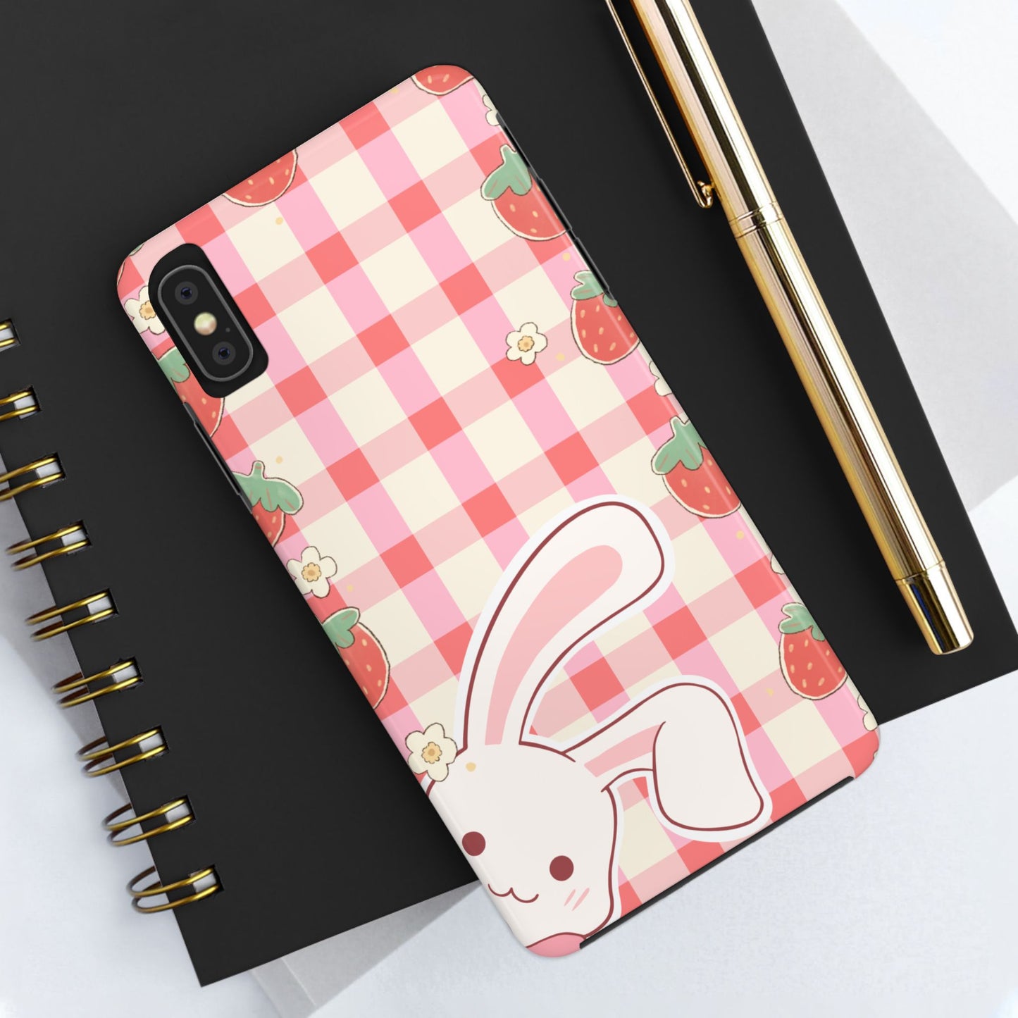 Cute Strawberry Bunny Phone Case