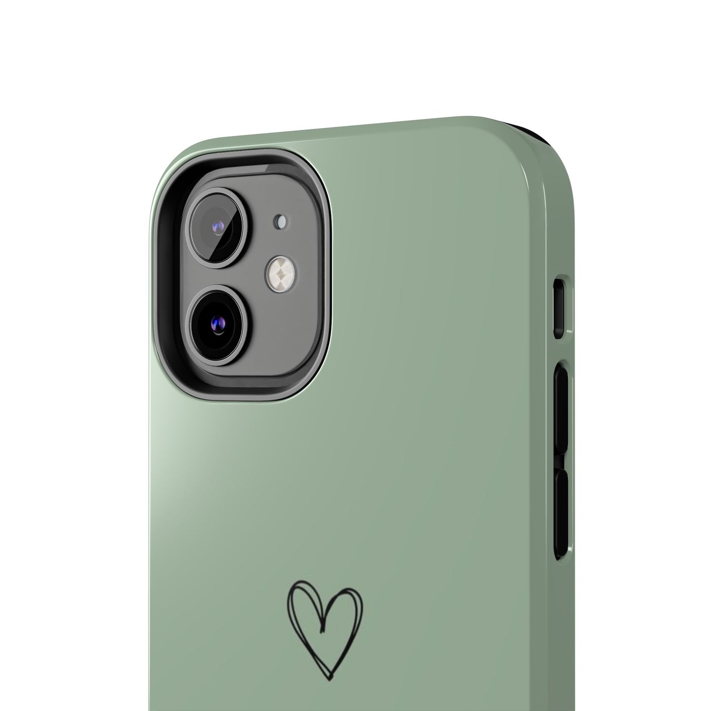 Stylish Tough Phone Cases with Heart Design, Cute Mobile Covers, Unique Gifts for Him/Her, Durable Accessories, Birthday/Friends/Valentine's