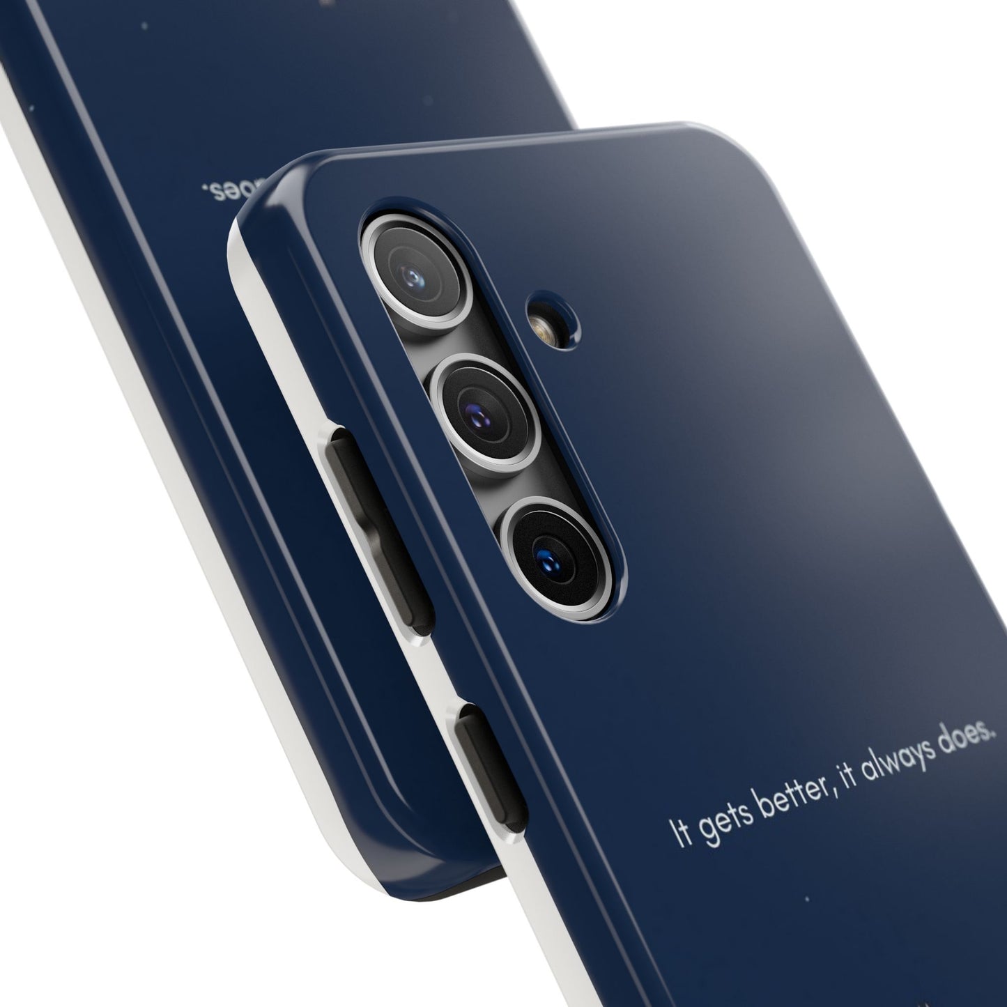 Motivational Tough Phone Cases, Anime-inspired Phone Case, Unique Gift for Friends, Phone Accessory, Encouraging Quote