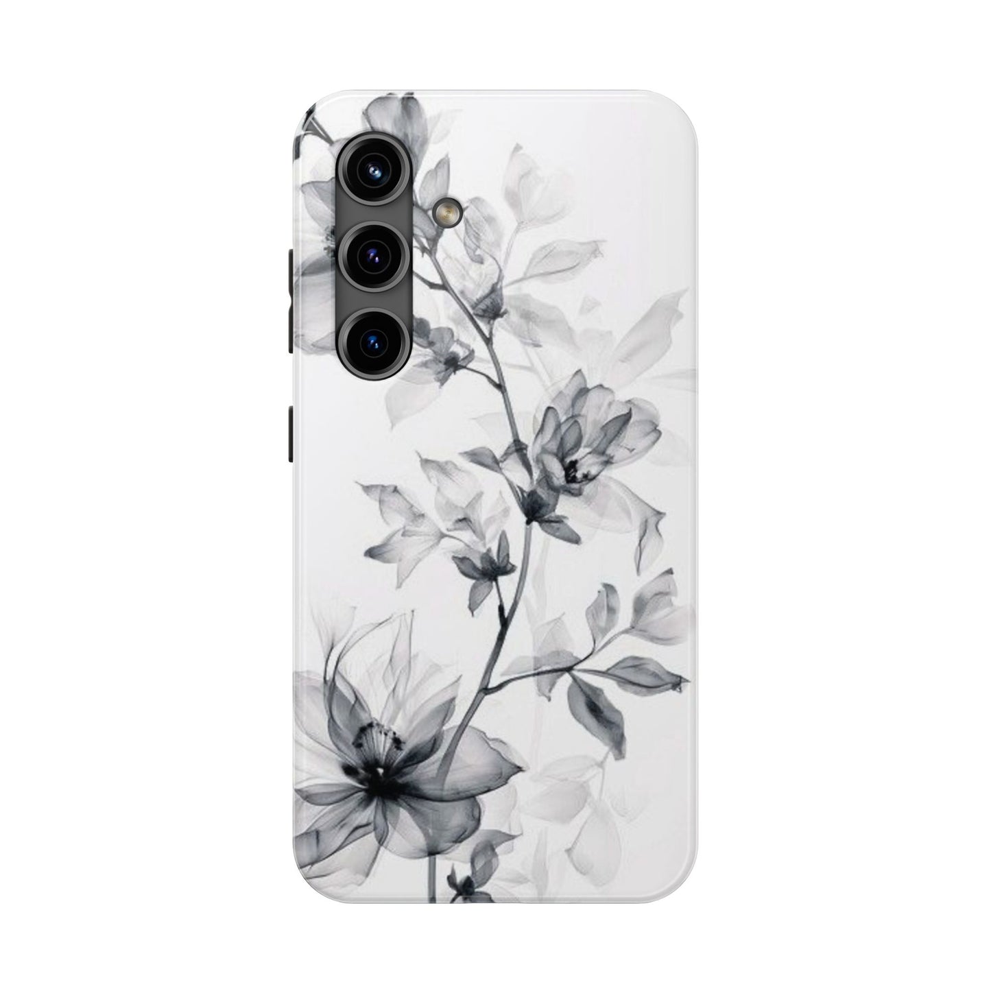 Elegant Floral Tough Phone Cases, Durable Phone Cover, Gift for Her, Protective Case, Floral Design, Stylish Accessory