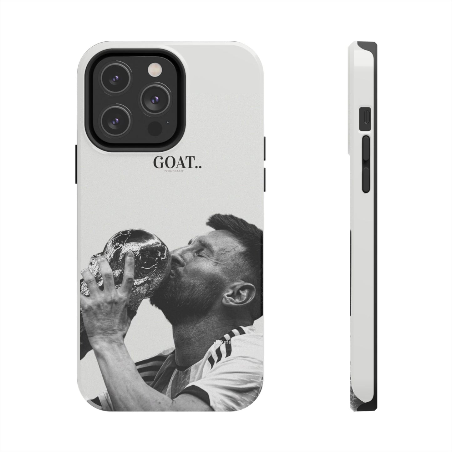 Soccer GOAT Phone Case, Tough Phone Case, Sports Accessory, Gift for Soccer Fans, Mens Birthday Gift, Unique Phone Cover