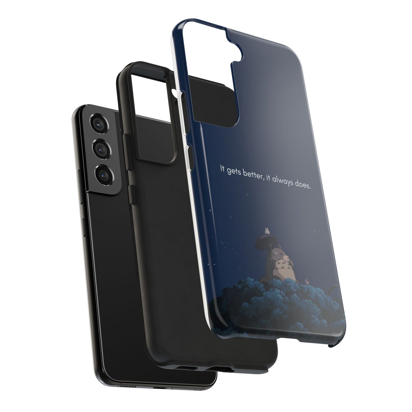 Motivational Tough Phone Cases, Anime-inspired Phone Case, Unique Gift for Friends, Phone Accessory, Encouraging Quote
