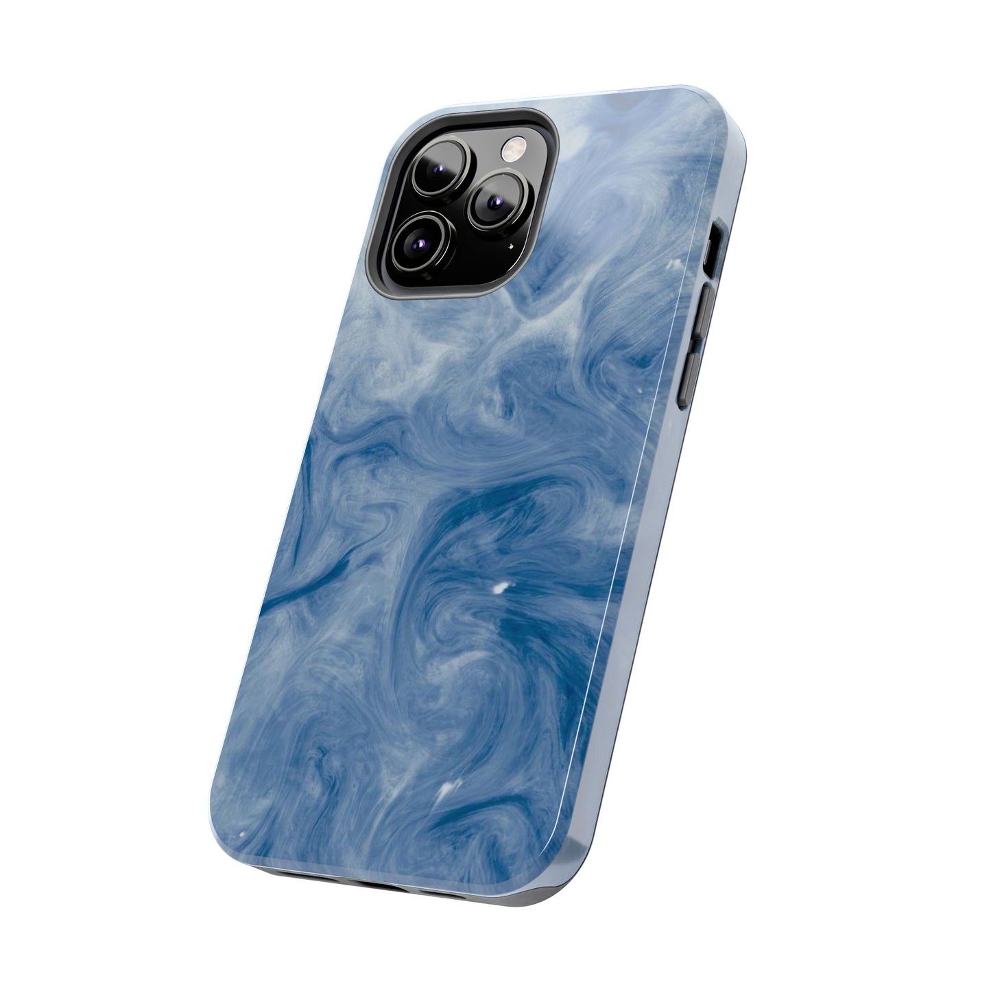 Marble Blue Tough Phone Cases, Phone Protection, Unique Design, Fashion Accessory, Gift for Her, Trendy Smartphone Cover