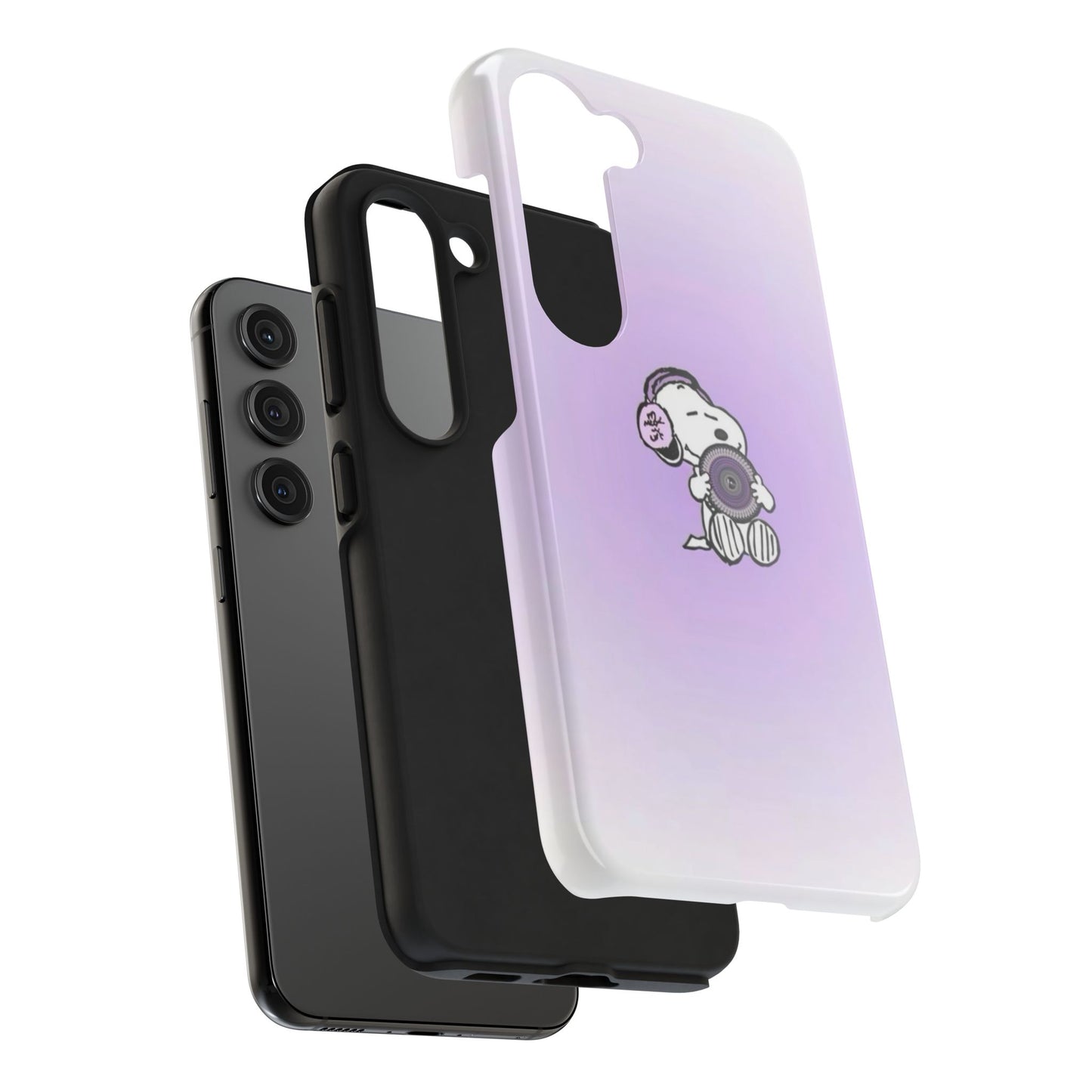 Snoopy Music Lover Phone Case, Cute Tough Phone Case, Gifts for Music Lovers, Cartoon Phone Covers, Vibrant Phone Accessories